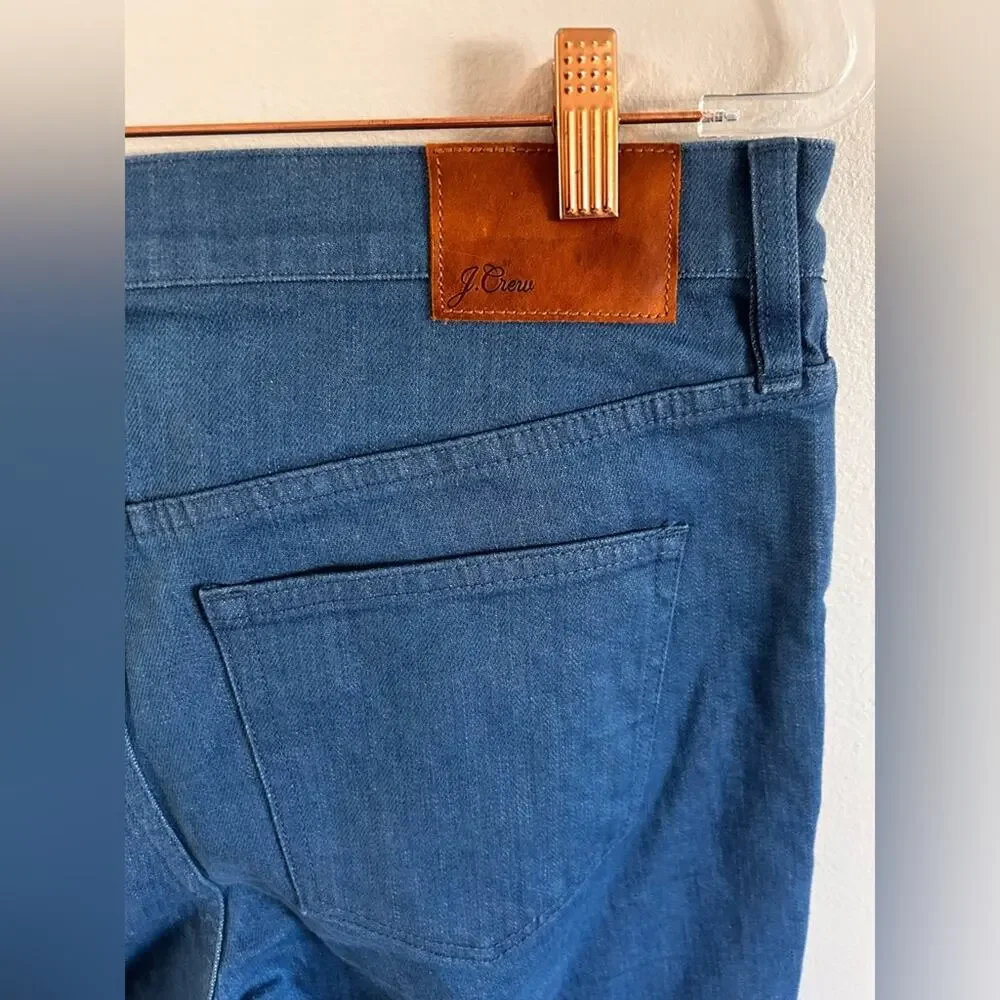 J.Crew Ashbury Flare Jeans Size 31 NWT High Rise Light Wash Stretch Denim